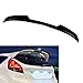 Cninba13 Auto Exterior Rear Spoiler Kit, Car Rear Trunk Lid Spoiler Wing Decoration, Rear Roof Boot Window Spoiler Glossy Black For Ford Fiesta ST-Line 2008-2017