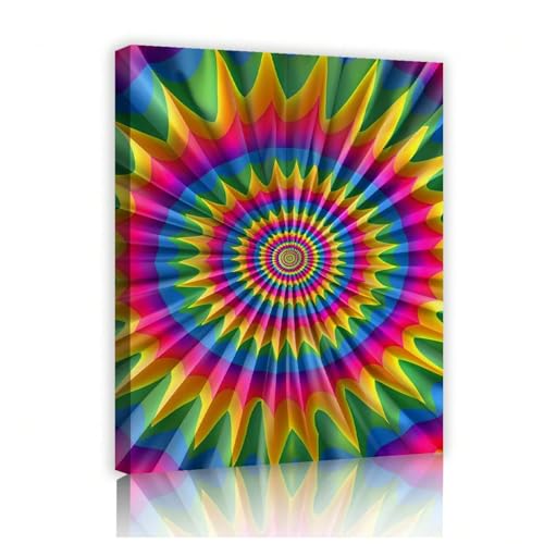 Affiches d'art abstrait pour salon peinture sur toile vortex coloré bureau design