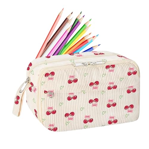 Rurunklee Bonito estuche para lápices, estuche para bolígrafos, para artistas, estudiantes, escuela, oficina, escritorio, profesores, viajeros, trabajo, reuniones, clase de arte, universidad