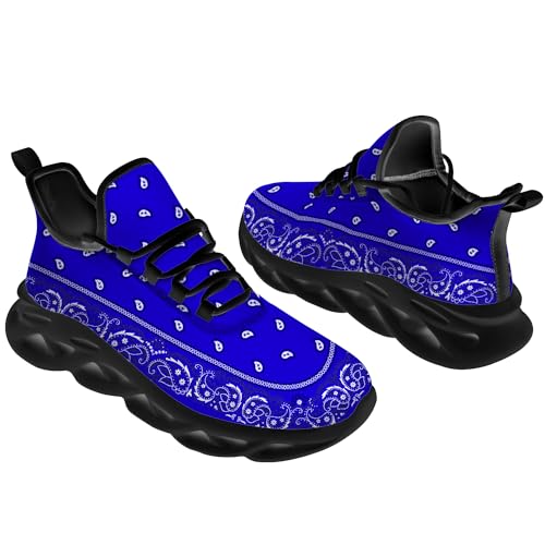 Running Shoes for Men Women Custom Paisley Sneakers Add Name Lightweight Walking Tennis Shoes Gifts for Men Women3