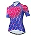 Cycling Jersey Women, Short Sleeve Ladies Bike Shirt Bicycle Clothing for Biking Biker MTB Cyclist Dirt BMX Road Mountain