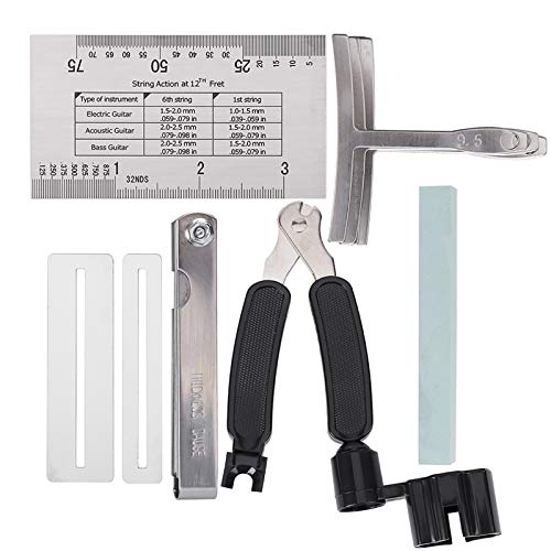 JOPESA Ensemble d’outils de Guitare, réglage Pratique de la jauge de Rayon de Guitare Accessoires de Guitare résistant à… - Les Beatles, Paul McCartney, John Lennon, RIngo Starr, George Harrison JOPESA Ensemble d'outils de Guitare, réglage Pratique de la jauge de Rayon de Guitare Accessoires de Guitare résistant à… – Image 6