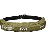 BASARO (バサロ) 国土交通省型式承認品 桜マーク タイプA 自動膨張式 ライフジャケット 桜マーク付き 救命胴衣 自動/手動双方対応モデル 2Wayモデル 立体裁断 救命胴衣 大人用 釣り 腰 腰巻き ベルトタイプ コンパクト メンズ レディース サイズ 70～140cm 日本メーカー B-LifeJac-XH01 日本語取り扱い説明書 CO2高圧縮ボンベ付き (サバイブグリーン)