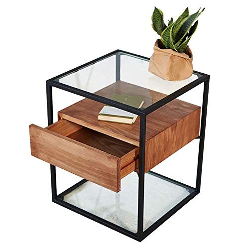 Home&Selected Furniture/Industrial Style Side Table with 1 Solid Wood Home&Selected Furniture/Industrial Style Side Table with 1 Solid Wood