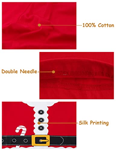 A&J DESIGN Pure Cotton Printed Pjs for 2-14 Years Kids, 2-Piece Long-Sleeved Pajamas Set4