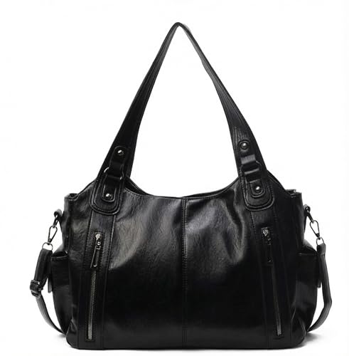 Bolso Tote Crossbody grande para mujer estilo retro miniatura 1