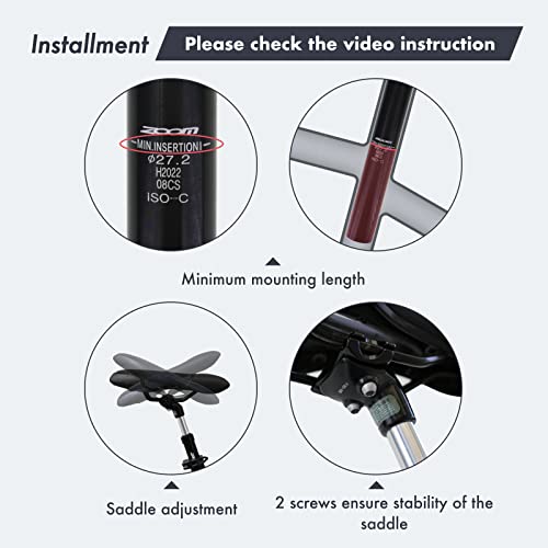 image for DJC Components DJC Bike Suspension Seatpost Shock Absorber Damper Post