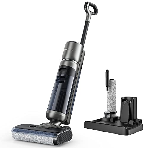 Maircle F1 Cordless Vacuum Mop Smart All-In-One, One-Step Cleaning Wet Dry Vacuum Cleaner, Smart Display And Voice Prompts, Self-Propelled And Self-Cleaning, Great For Hardwood Floor And Sticky Messes #TOP1
