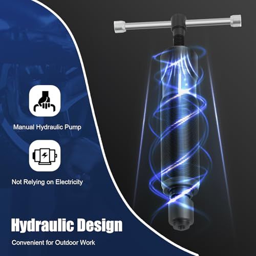 Kit d'outils pour démontage de roue et extracteur roulement hydraulique