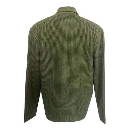 Mens Cable Knit Long Sweaters Cardigan Long Sleeve Open Front Cardigan Twist Textured Sweater3