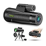 4.【23 mm großes Okular und 50 mm Weitwinkelobjektiv】 - Das Monokular verfügt über ein 23 mm großes Okular und ein besonders weites Sichtfeld. Das 50-mm-Weitwinkelobjektiv bietet Ihnen klarere, hellere Landschaften und ein weites Sichtfeld. Besonders geeignet für Konzert- und Sportbeobachtungen, auch für einige Outdoor-Aktivitäten wie Wandern, Wandern, Beobachten von Wildtieren und Landschaften.