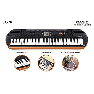 Casio – SA-76 – Clavier – Casio Sa-76 – 44 Mini-Touches Noir - Les Beatles, Paul McCartney, John Lennon, RIngo Starr, George Harrison Casio - SA-76 - Clavier - Casio Sa-76 - 44 Mini-Touches Noir – Image 2