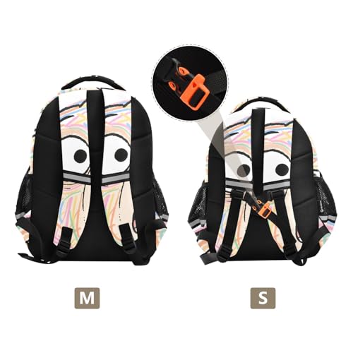 Backpacks for Kids Vivid Bear White Schoolbag Elementary School Backpack Students Bookbag2