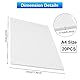 20 Stück A4 Schaumstoffboards Weiß Schaumstoffplatte 5mm Leichtschaumplatte Doppelseitige Polystyrol Platte EVA Schaumplatten Styroporplatten für Präsentation, Bastelprojekte, Modellierung 30X20CM