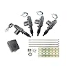 Aiuphing car central locking kit,Universal Keyless Entry Car Kit,Remote Door Lock Kit 4pcs door lock actuator Compatible with Car,Truck,SUV #2
