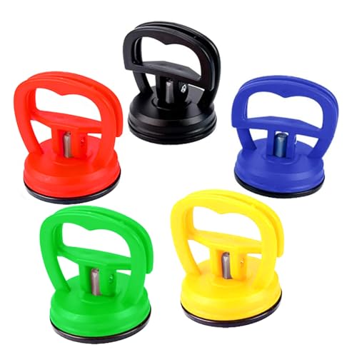 PIMXL - Juego de 5 Ventosas para Cristal, Reparador de Abolladuras para Coche, Ventosa para ReparacióN de Abolladuras de Coche, Vidrio, Teléfonos Móviles, Azulejos