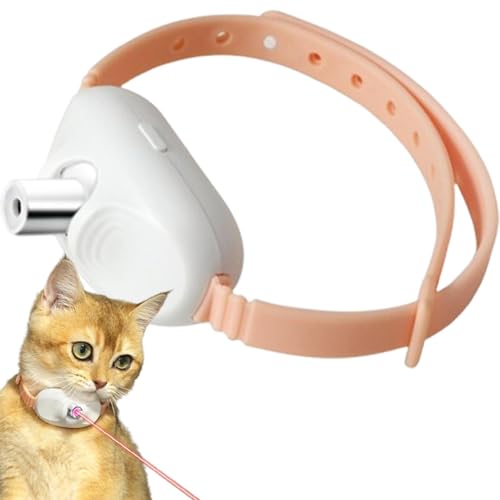 Interactive Cat Toys,Automatic Pointer Collar Cat Toy | Electric Smart Amusing Collar, Dog Electronic Collar, Interactive Indoor Pet Collar for Cats