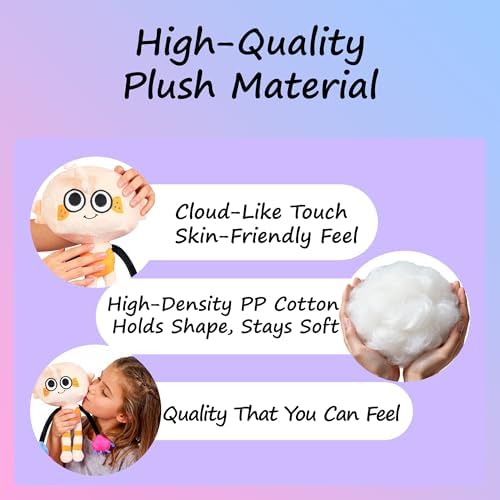 Dandy's World Plush, Dandy's World Plushies Goob, Adorable Collectible Plush Toy Gift for Fans, Huggable Stuffed Doll for Room Decor, Birthday Party Supplies - 2