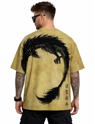 Image of STAND OUT All Over Printed Psychelic Trippy Animal T-Shirts
