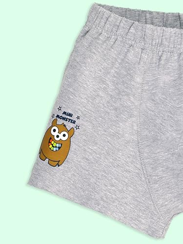 Image of KiddoPanti Boys Boxer Shorts Pack of 3 | Soft Cotton-Lycra Blend | Comfortable Fit with Bio Wash for All-Day Comfort | Kids Briefs