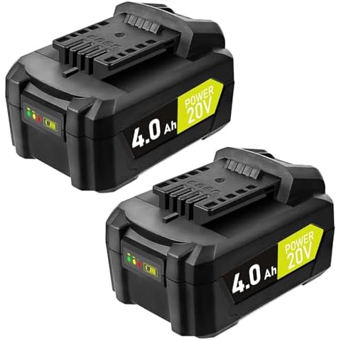 SnapFresh 20V 4.0Ah Li-ion Battery, 2-Pack(Not Compatible with Other Brands), Lithium-Ion Battery Support Fast Charging(BBT-DC40A) Cover