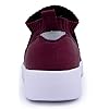 Nautica-Women-Fashion-Slip-On-Sneaker-Jogger-Comfort-Running-Shoes Nautica Women Vivien Fashion Slip-On Sneaker Comfort Running Shoes with High Sock and Thick Heel-Burgundy Size-7.5