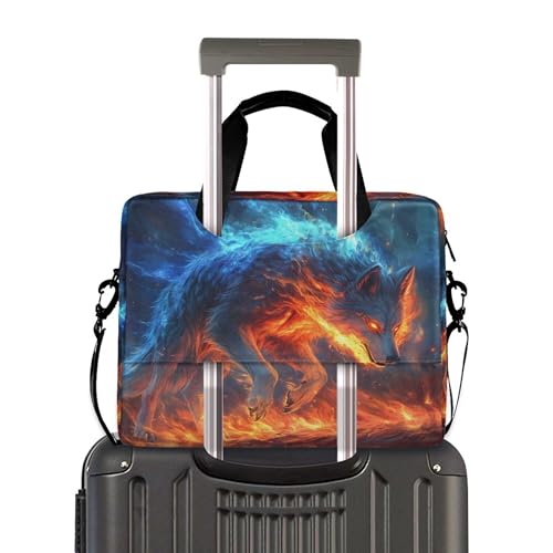 Maletín para portátil ALAZA Flame Wolf 13-15.6 pulgadas miniatura 3