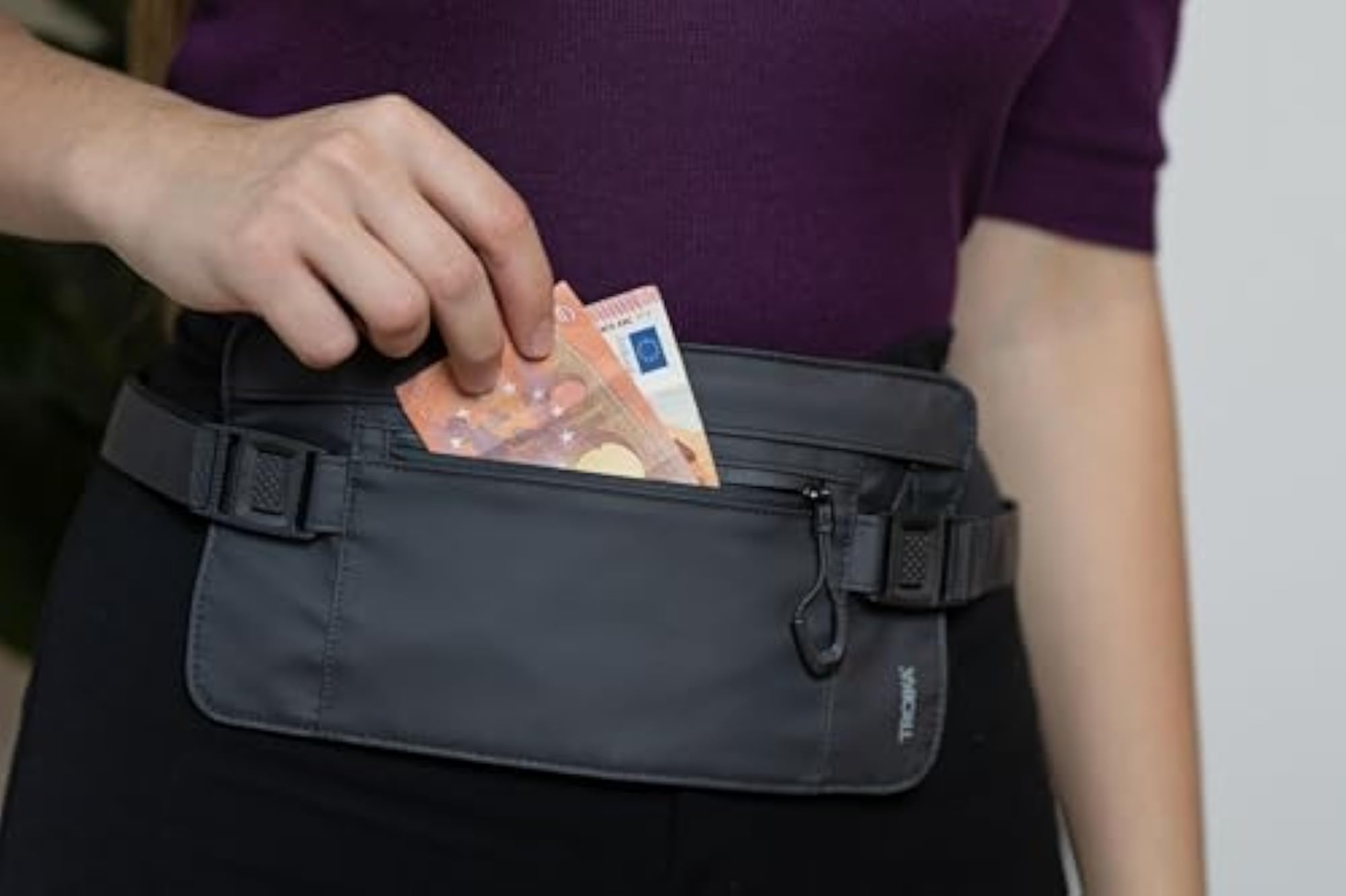 Original Belt Bag, Water-Repellent Zippers for Travel