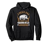 sweat chasse homme 241 g, coupe classique, col tissé