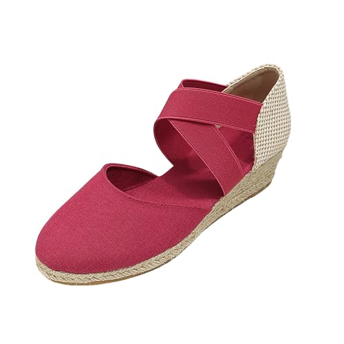 Sandales espadrilles respirantes pour pieds étroits parfaites pour l'été