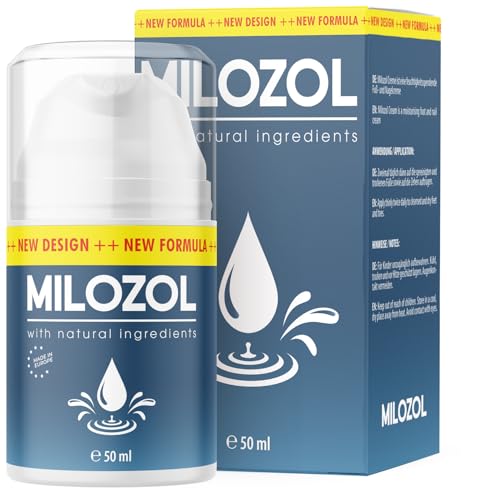Milozol Crema| Para mujeres y hombres | Para unos pies cuidados | Contenido 50ml | 1x