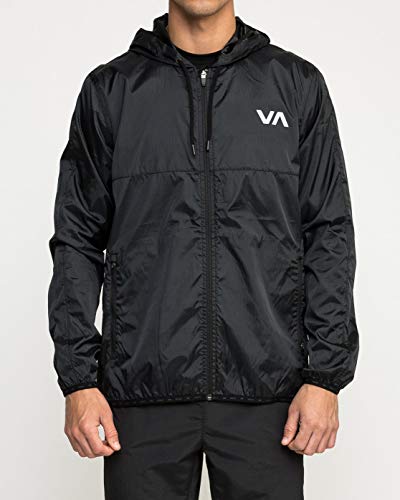 Rvca Hexstop Iv Windbreaker Dwr Coated Jacket (Black, 2Xl) #TOP1