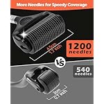 Titanium Derma Roller For Face Hair Beard，Beard Microneedle Roller For Men With Storage Case，Scalp Derma Roller For Women，Personal Use Microneedling Roller Microdermabrasion Beauty Instrument - Image 2