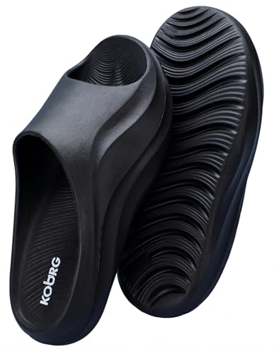 Image of KOBURG Milan Slides for Men| Stylish Trending | Comfortable | Super soft | Lightweight | EVA Sole | Casual Slider | Slippers | Flip Flops for Men KF-484