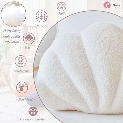 Lfsaaj Ivory Seashell Throw Pillows thumb #1