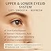 Hyat Eyelid Lift Serum - Upper & Lower Eyelid Micro In-fusion System with Retinol & Hyaluronic Acid for Firmer, Smoother Looking Eyes (Medium)