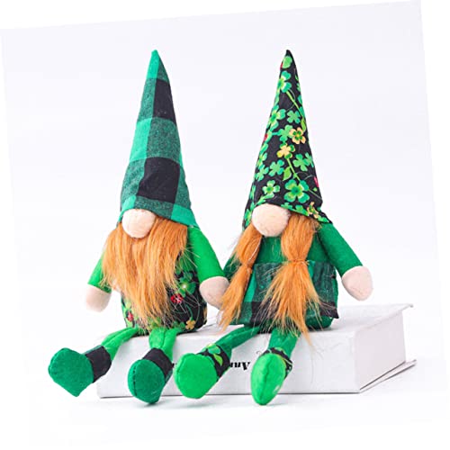 Gnome irlandais Saint Patrick Cabilock pour une decoration de table festive