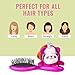 Wet Brush Plush Detangler Hair for Kids Unicorn Detachable Toy Exclusive Ultrasoft IntelliFlex Bristles Glide Through Tangles With Ease For All Hair Types For Kids And Dry Hair, PINK, 1 Count