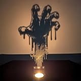Hikiwin Halloween Witch Shadow Candles Holder,Scary Decorations