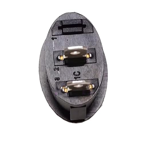 Interrupteur de forme bateau pour lampe et petit électroménager noir - 3