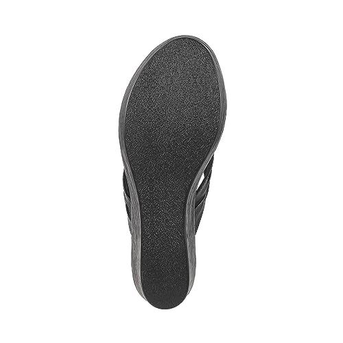 Image of Metro Women Synthetic Leather Wegde Heel Sandal