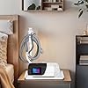 Retractable CPAP Hose Holder for Bed - Adjustable Tube Hanger with Nightstand CPAP Machine Tray, Organizes Mask & Accessories, Compact Design