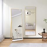 Multifunktionl:Ganzkörperspiegel eignet sich als Eingangs ein sowohl- oder Schminkspiegel wie auch als Dekoration für Schlaf-, - Bad& Wohnzimmer, um Ihr Zimmer zu vergrößern und eine dunkle Wand aufzuhellen