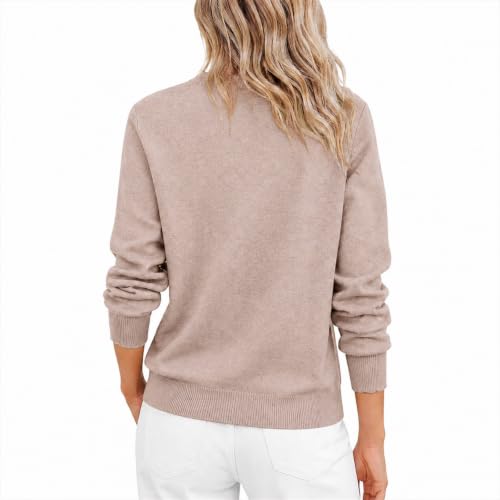 moolBeko Sweaters for Women Fall Scalloped Long Sleeve Pullover - image 6