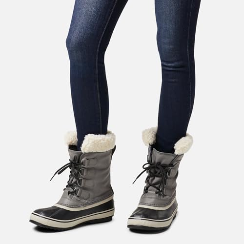 Sorel WINTER CARNIVAL WATERPROOF Schneestiefel für Damen, Grau (Quarry x Black), 38.5 EU