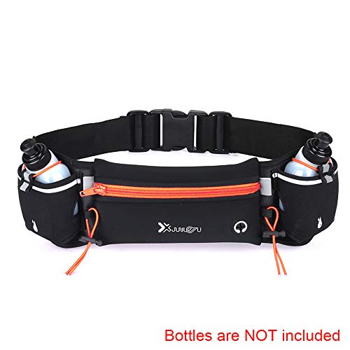 Ajcoflt Bolsa de cintura Cinto de corrida para garrafas de água Bolsa de telefone à prova d'água pa