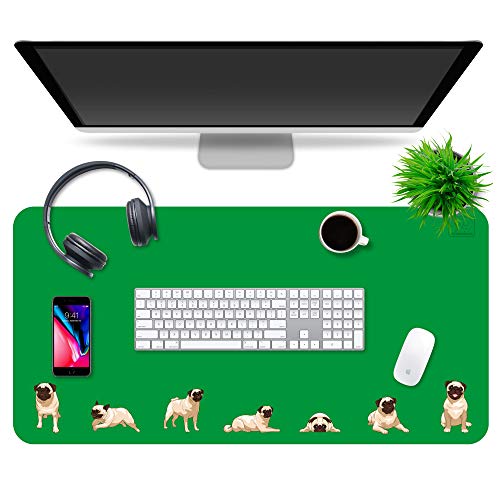 Multipurpose Office Desk Pad and Computer Desk Mat - Waterproof Office Desk Mat and Desk Blotter Pad - Home Office Accessories (Small (31.5