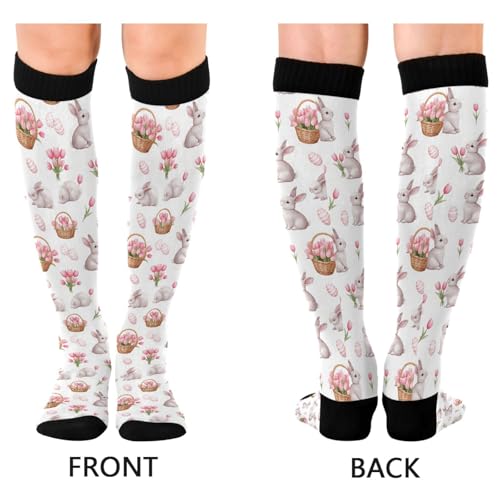 Image of Wusikd Cats Compression Socks for Women and Men Circulation Cute Long Socks for Athletic Running 1