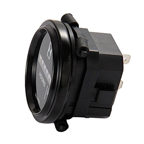 Mechanical Hour Meter Gauge - AIMILAR Professional Engine Hourmeter DC 8-80V for Boat Auto ATV UTV Snowmobile Lawn Tractors Generators (DC8-80V) - Image 3