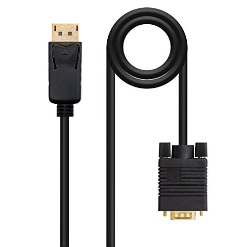 Nanocable 10.15.4402   Cable Conversor Displayport A VGA, Displayport/M   VGA/M, Negro, 2.0 M